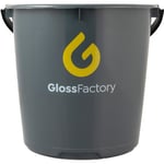 Gloss Factory Bøtte av resirkulert plast 10L, stabil bøtte med hank