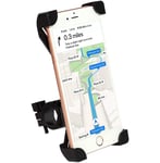 picK-me Bike Motorcycle Phone Mount, 360° Rotation Universal Handlebar Cell Phone Holder, Compatible for 4-6.5 inch iPhone and Android Smartphone (Black)