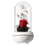Air Humidifiers Rose Flower Essential Aroma Led Night Light Red