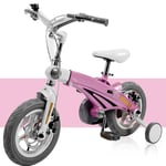 YARUMD FOOD Kids' Bike,16 Inch Wheel Bike,Lightweight Magnesium Alloy Double Disc Brake,Adjustable Height Bike,for 2-11Years Boy And Girl's Children's Bicycle