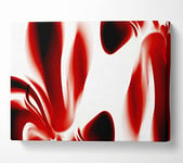 Red Raspberry Ripple Canvas Print Wall Art - Large 26 x 40 Inches