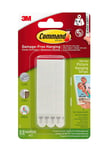3M Command Tavelupphängning Smala Vit 4-pack