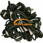 Bulk LOT 50 New 1.8m C5 Mickey Mouse Clover Leaf Laptop Mains Power Cable UK