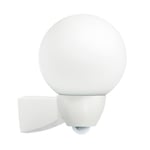 Garda Vegglampe E27 med Sensor 130°, hvit/opal