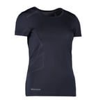Geyser sømløs T-skjorte for kvinner, G11020, marine, størrelse XL
