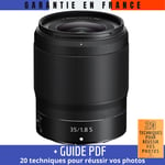 Nikon NIKKOR Z 35mm f/1.8 S + Guide PDF ""20 TECHNIQUES POUR RÉUSSIR VOS PHOTOS