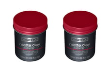 Osmo Matte Clay Extreme Hold Texture Wax (2 x 100ml) - Same Day Dispatch