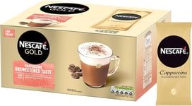 NESCAFÉ Gold Cappuccino Unsweetened Taste Instant Coffee Sachets - 50 x 14.2g UK