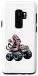 Coque pour Galaxy S9+ Patriotic Monkey 4 juillet Monster Truck American