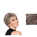 Hairdo Textured Cut Light Ash Blonde Wig With Brown Root