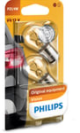 Broms / Bakljus Lampor Philips Vision P21/4W, 12V 4W BAZ15d, 2-pack