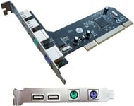 PCI TO USB2.0+PS2 extending card