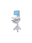 Ergotron StyleView Cart with LCD Pivot SLA Powered double Drawer