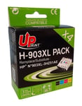 Cartouche compatible - Pack Premium Compatible Hp 903xl 4 Cartouches