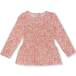 Konges Sløjd girl UV blouse – blossom mist, grenadine - 12-18m