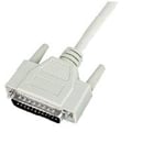 NILOX 25pin/RS232 25pin 3 M M/M-Câble 3 M réseau (,) M/M Blanc