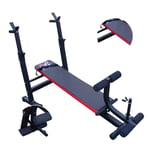 YFFSS Weights Bench, Adjustable Benches Squat Rack Weight Bench Bench Press Barbell Rack Squat Rack Home Multi-purpose Sit-up Board Squat Rack Strength Training Benches
