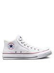 Converse Mens Malden Street Mid Trainers - White, White/Red/Blue, Size 6, Men