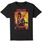 Rambo First Blood Part II Classic Poster Unisex T-Shirt - Black - 5XL