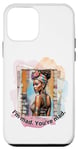 iPhone 12 mini Urban Goddess: Graffiti Wall Beauty, I'm Mad, you're Mad Case