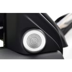 JIERS For Land Rover Evoque 2020, Car Dashboard Audio Speaker Stereos Tweeter Cover Sticker Auto Trim Accessories