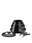 Tefal Ingenio Easy Cook 10Pc Removable Handle, Stackable Pan Set L1549042
