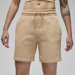 Women's Jordan Brooklyn Fleece Shorts) Sz XS Brown FN4497 277 Box A