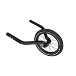 Qeridoo ® 14 joggehjul med gaffelsystem for toseter svart