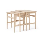 Carl Hansen & Son CH004 nesting tables satsbord Oljad ek