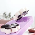 Diy Ice Cream Mold Kit With 50 Pcs Wood Sticks Silicone Tray H