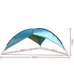 Nologo Durable Camping Tent 7-10 People Quickly Build Ultra-light Portable Tents, Sun Protection, Sun Protection, Waterproof Fishing Beach Picnic 200 * 480cm,Easy to Install