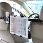 2-i-1 Bilhållare för smartphone och surfplatta, 360° - Svart