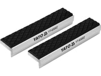 Yato Yt-65000, Varje Varumärke, Skyddsbackar Till Skruvstäd, Gjuten Aluminium, Gummi, Gjuten Aluminium, Svart, Magnetfäste, 75 Mm