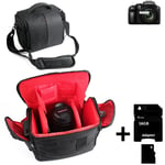 For Panasonic Lumix DC-FZ82 Camera Bag Shoulder Large Waterproof + 16GB Memory