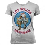 Hybris Los Pollos Hermanos Girly T-Shirt (M,Heather-Grey)