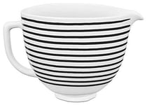 KitchenAid Ceramic Bowl Horizontal Stripes 5KSM2CB5PHS, 4.7 liters