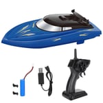 DAUERHAFT Waterproof High Speed RC Ship with Unique Design for Christmas Birthday Gifts(blue)