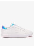 Lacoste Powercourt 124 Trainer, Pink, Size 2 Older