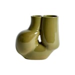 W&s Chubby Vase, Olive Green