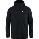 Fjallraven 87400-550 Bergtagen Stretch Half Zip M Sweatshirt Men's Black Size XS