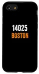 Coque pour iPhone SE (2020) / 7 / 8 Code postal Boston 14025, déménagement vers 14025 Boston