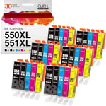 ejet 550XL Replacement for Canon PGI-550 CLI-551 Ink Cartridges Compatible for