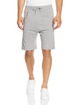 Urban Classics Men's Light Deep Crotch SweatShorts Shorts, Grey (Grey 111), S