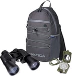 Praktica Falcon 12X50Mm Porro Prism Field Black Binoculars, Compass & Backpack -