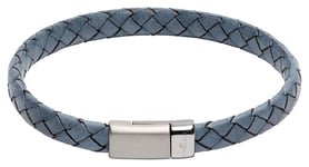 Unique & Co B446AB/21CM Blue Leather | Steel Clasp | Jewellery