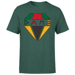 Creed DAME Diamond Logo Men's T-Shirt - Green - L