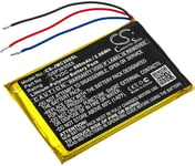 Batteri til GSP383555 for JBL, 3.7V, 800 mAh