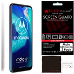 TECHGEAR [3 Pack] Screen Protectors Compatible for Motorola Moto G8 Power Lite, Moto E7 / E7 Plus, Moto G9 Play, CLEAR LCD Screen Protectors Cover Guards