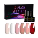 UV Nagelkit Nail Gel Nagellack Polygel multifärg