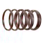 5 Rullar Aluminium Bonsai Träningswire Träd Med Bonsai Wire Cutter Anodiserad Wire 1/1.5/2.0 Mm Träningswire